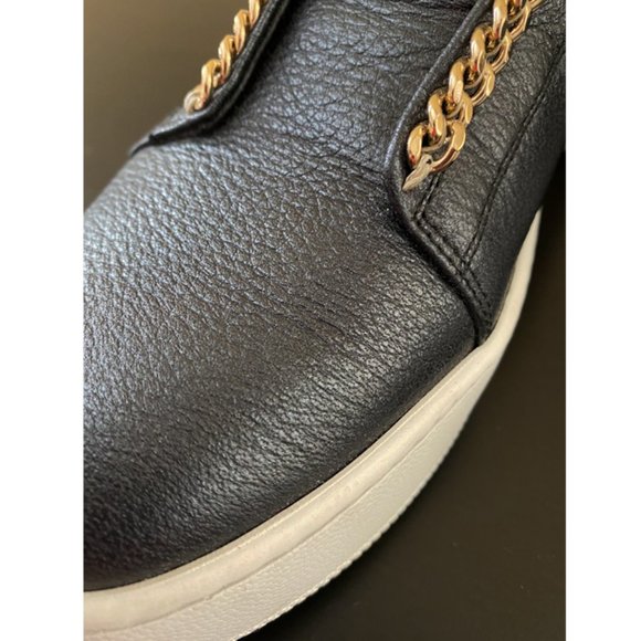 WOMEN YETI WEDGE LEATHER SLIP-ON SNEAKER SIZE 38 - Picture 8 of 8